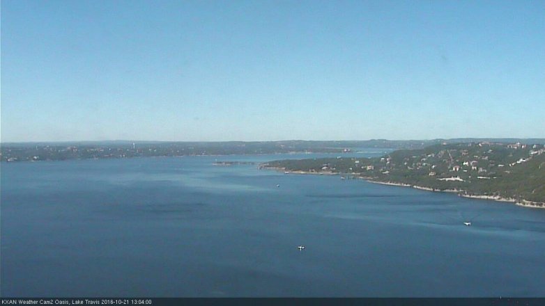 Lake Travis webcam, October 21, 2016 12:10 PM CT
