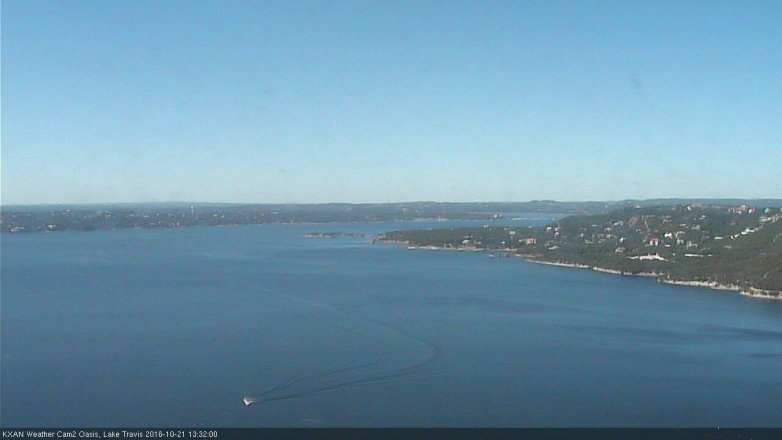 Lake Travis webcam, October 21, 2016 12:35 PM CT