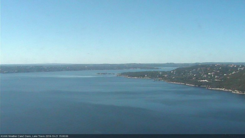 Lake Travis webcam, October 21, 2016 2:30 PM CT