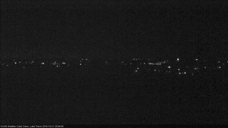 Lake Travis webcam, October 21, 2016 7:10 PM CT