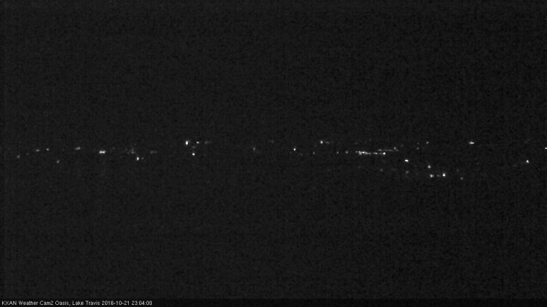 Lake Travis webcam, October 21, 2016 10:25 PM CT