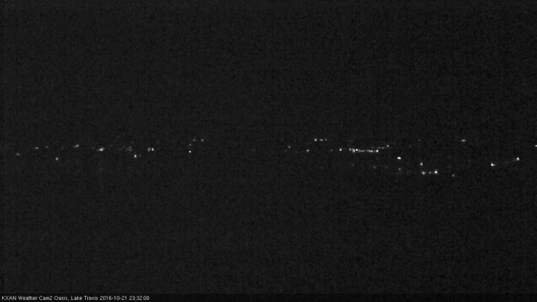 Lake Travis webcam, October 21, 2016 10:35 PM CT