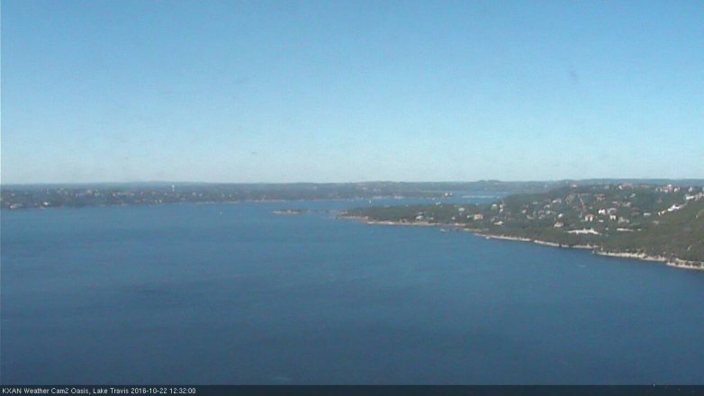 Lake Travis webcam, October 22, 2016 11:55 AM CT
