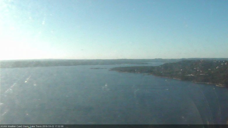 Lake Travis webcam, October 22, 2016 4:35 PM CT