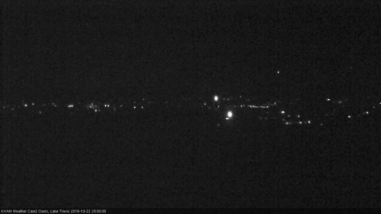 Lake Travis webcam, October 22, 2016 7:10 PM CT