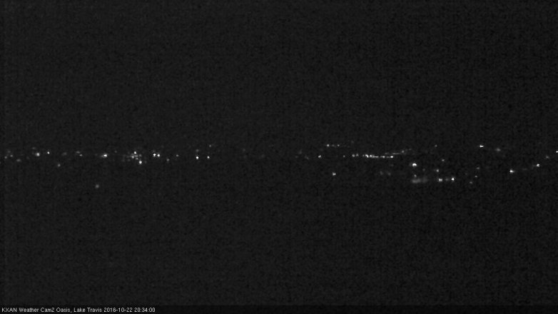Lake Travis webcam, October 22, 2016 7:40 PM CT