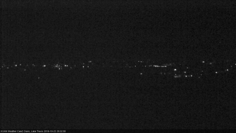 Lake Travis webcam, October 22, 2016 7:55 PM CT