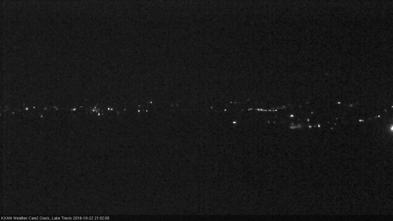 Lake Travis webcam, October 22, 2016 8:10 PM CT