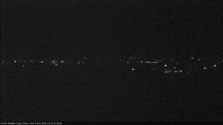 Lake Travis webcam, October 22, 2016 8:15 PM CT