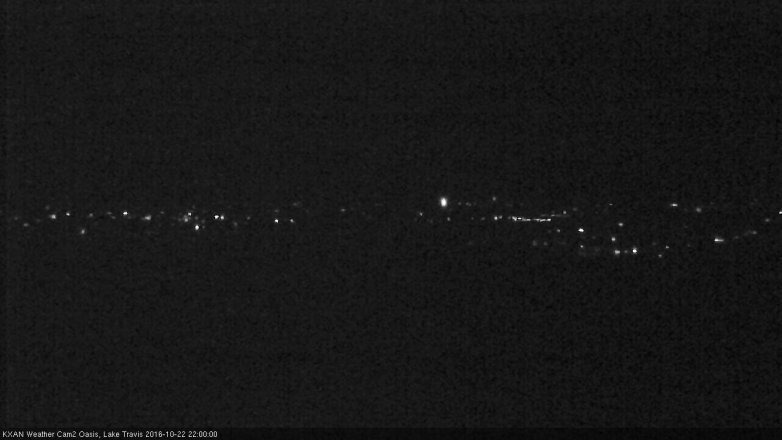 Lake Travis webcam, October 22, 2016 9:15 PM CT