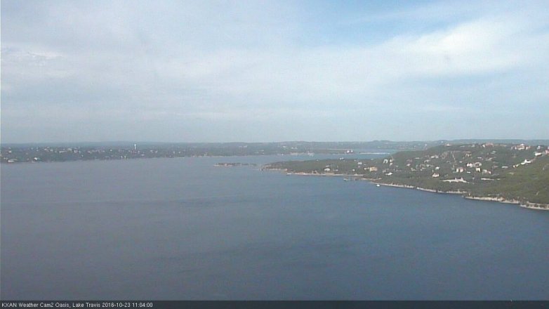 Lake Travis webcam, October 23, 2016 10:35 AM CT