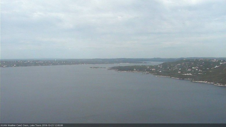 Lake Travis webcam, October 23, 2016 11:20 AM CT