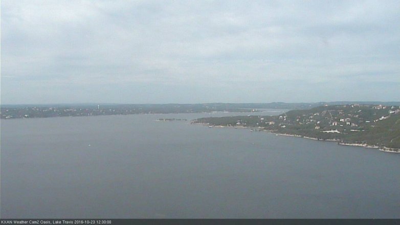 Lake Travis webcam, October 23, 2016 11:40 AM CT
