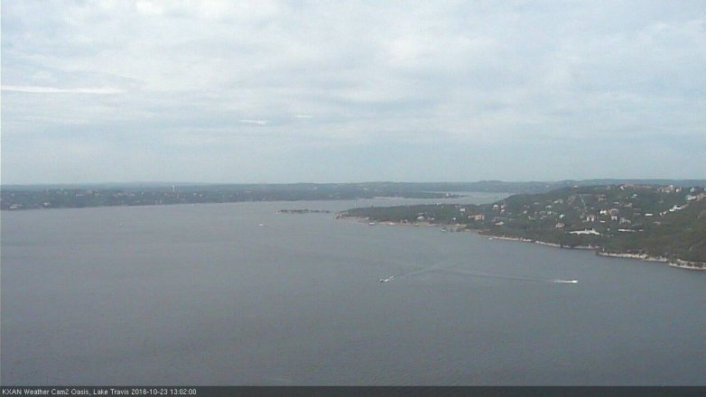 Lake Travis webcam, October 23, 2016 12:20 PM CT