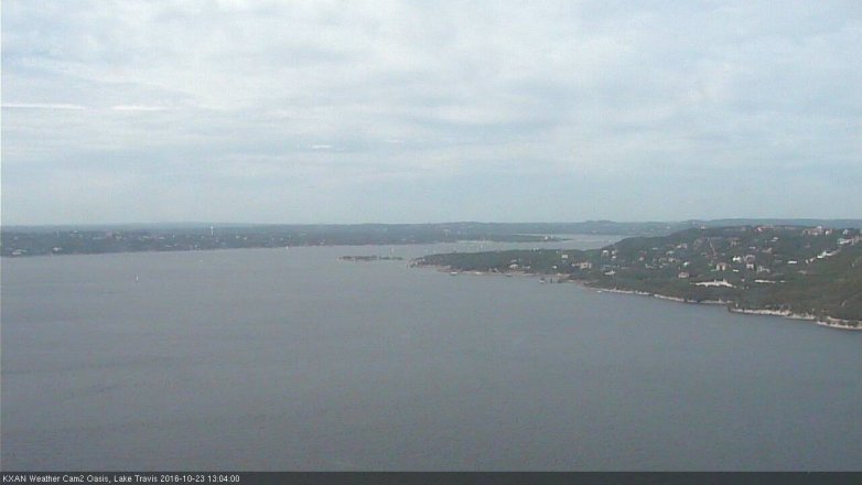Lake Travis webcam, October 23, 2016 12:35 PM CT