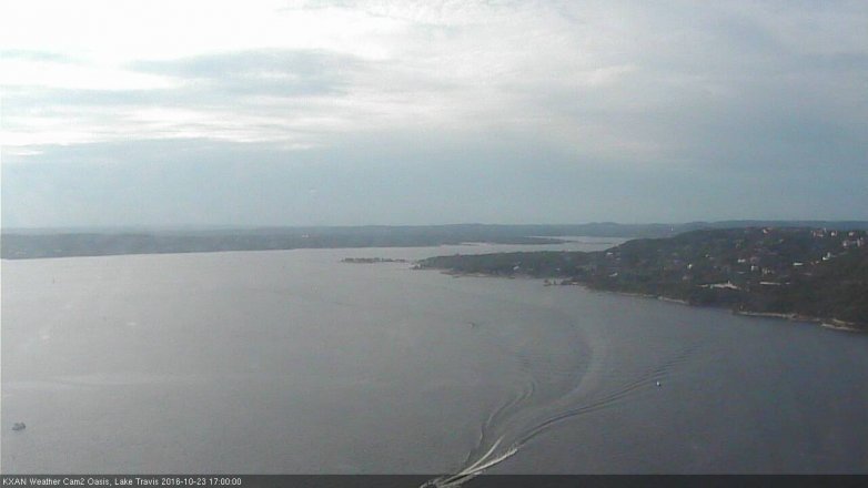 Lake Travis webcam, October 23, 2016 4:10 PM CT