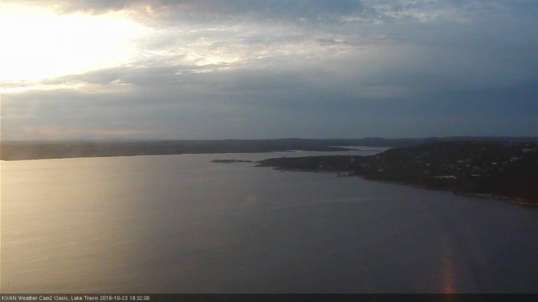 Lake Travis webcam, October 23, 2016 6:00 PM CT