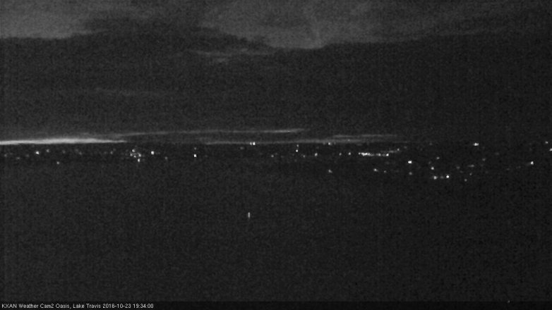 Lake Travis webcam, October 23, 2016 6:45 PM CT