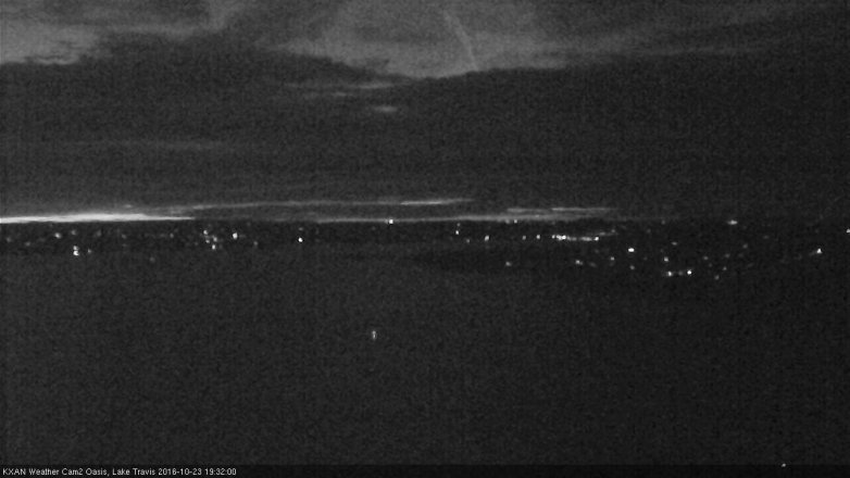 Lake Travis webcam, October 23, 2016 6:55 PM CT