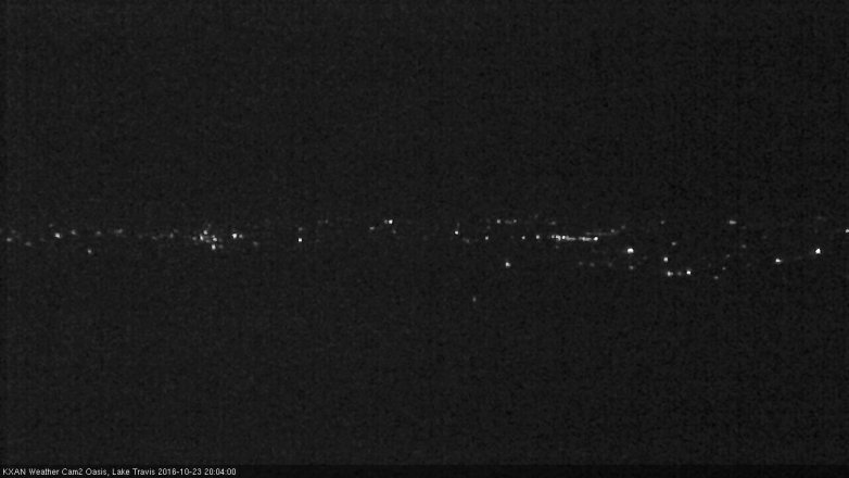 Lake Travis webcam, October 23, 2016 7:20 PM CT