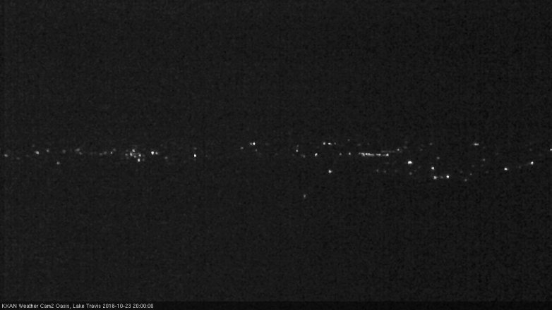Lake Travis webcam, October 23, 2016 7:25 PM CT