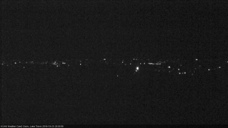 Lake Travis webcam, October 23, 2016 7:35 PM CT