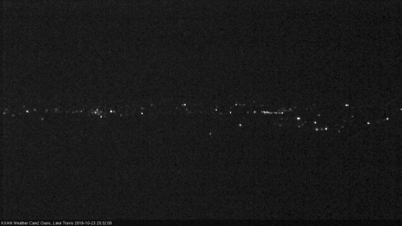 Lake Travis webcam, October 23, 2016 7:45 PM CT