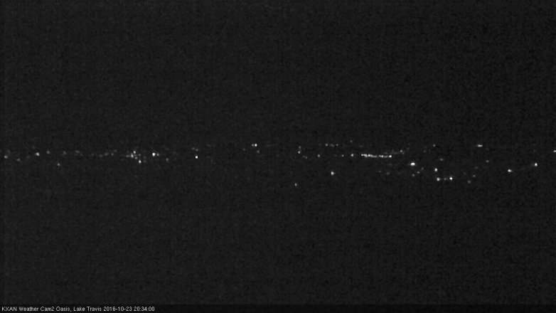 Lake Travis webcam, October 23, 2016 7:55 PM CT