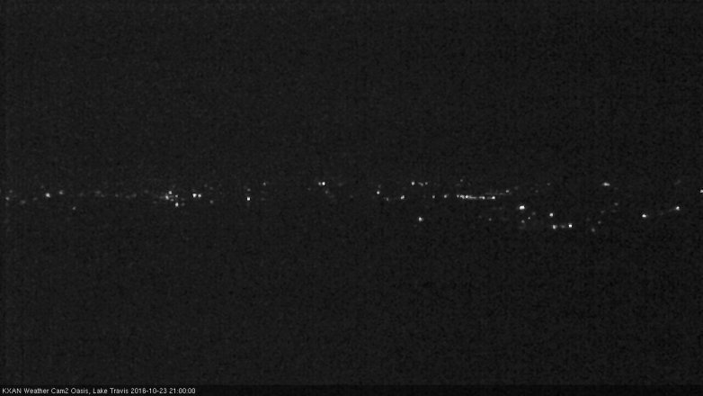 Lake Travis webcam, October 23, 2016 8:25 PM CT