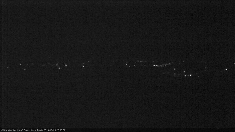 Lake Travis webcam, October 23, 2016 10:35 PM CT