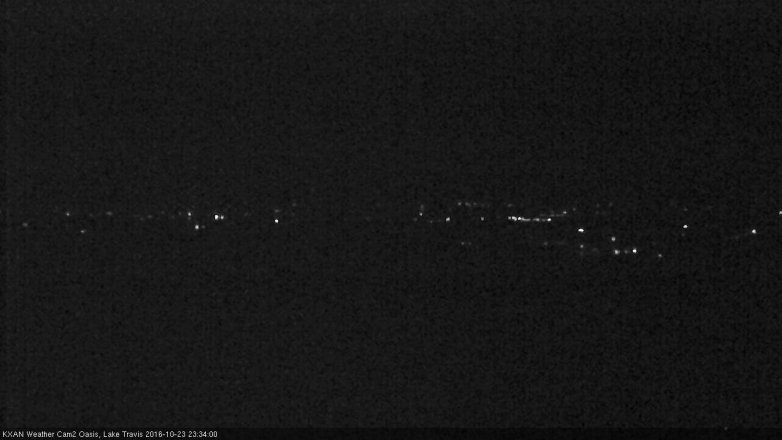 Lake Travis webcam, October 23, 2016 10:50 PM CT
