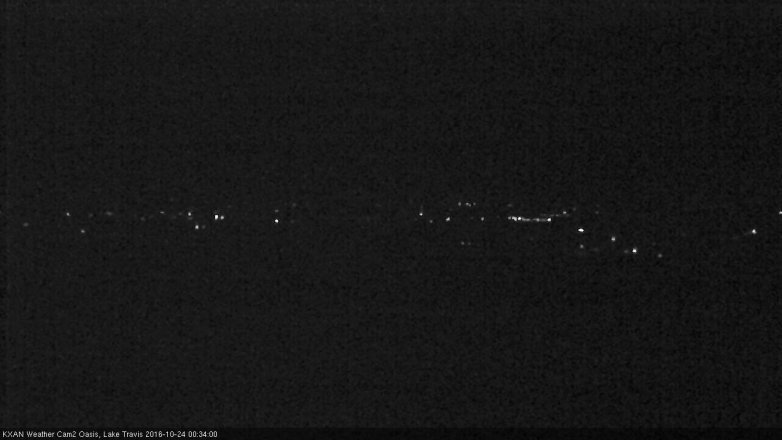Lake Travis webcam, October 23, 2016 11:55 PM CT