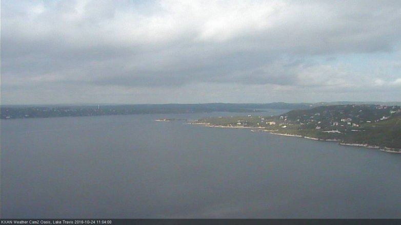 Lake Travis webcam, October 24, 2016 10:30 AM CT