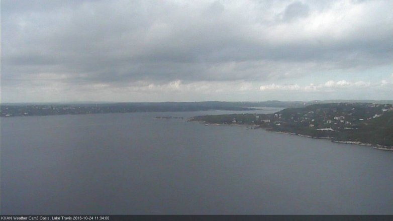 Lake Travis webcam, October 24, 2016 10:55 AM CT