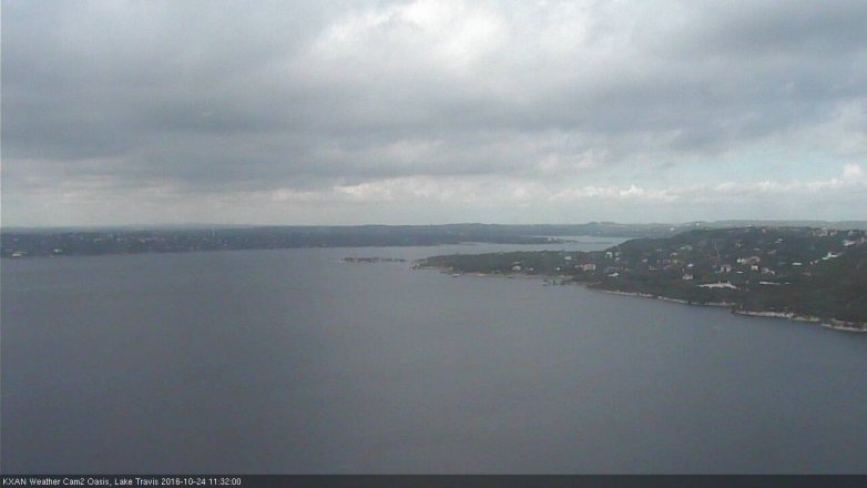 Lake Travis webcam, October 24, 2016 11:00 AM CT