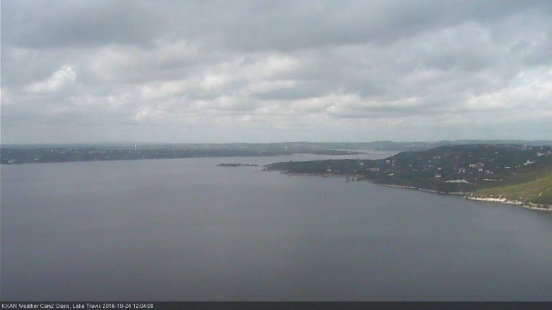 Lake Travis webcam, October 24, 2016 11:15 AM CT