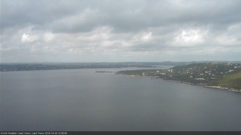 Lake Travis webcam, October 24, 2016 11:20 AM CT