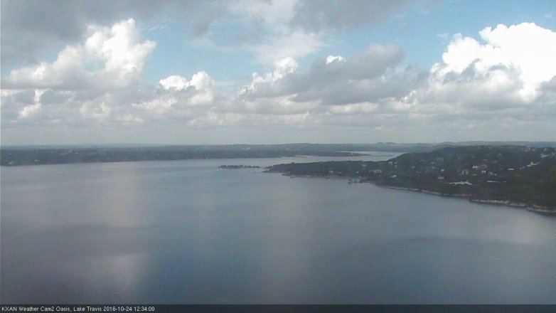 Lake Travis webcam, October 24, 2016 11:45 AM CT