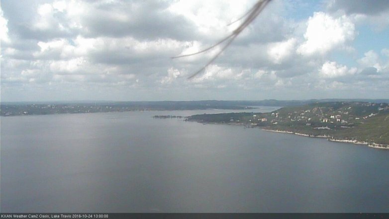 Lake Travis webcam, October 24, 2016 12:10 PM CT