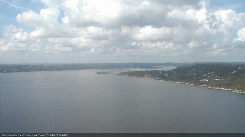 Lake Travis webcam, October 24, 2016 12:25 PM CT