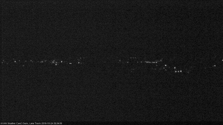 Lake Travis webcam, October 24, 2016 7:40 PM CT