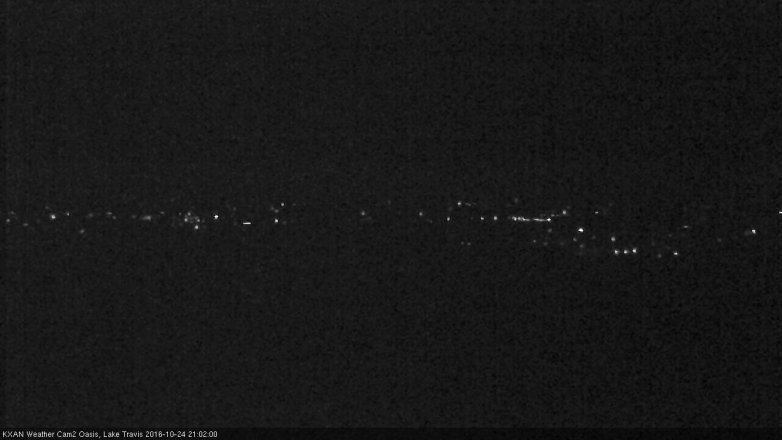 Lake Travis webcam, October 24, 2016 8:20 PM CT