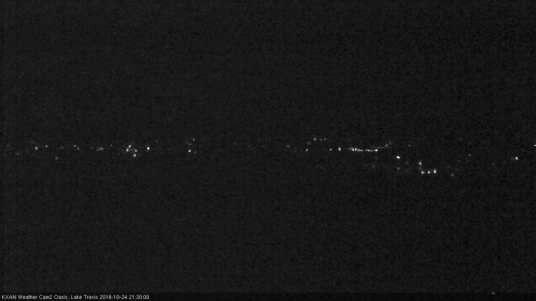 Lake Travis webcam, October 24, 2016 8:35 PM CT
