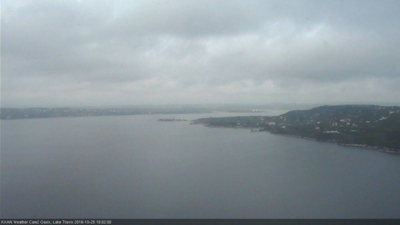 Lake Travis webcam, October 25, 2016 9:10 AM CT