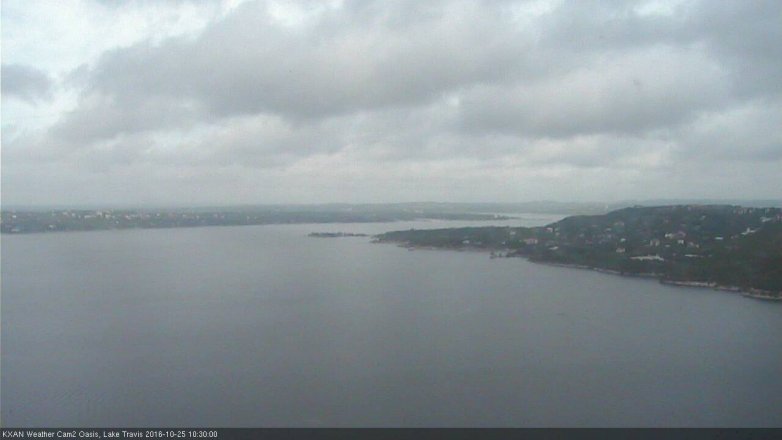 Lake Travis webcam, October 25, 2016 10:00 AM CT