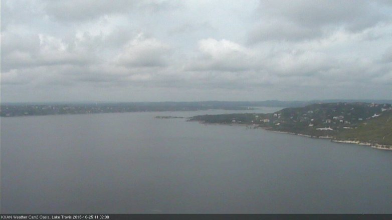 Lake Travis webcam, October 25, 2016 10:05 AM CT