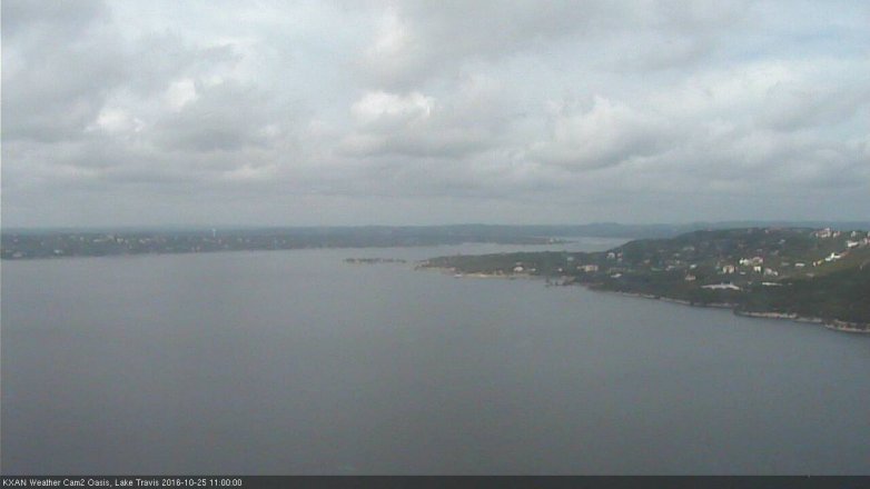 Lake Travis webcam, October 25, 2016 10:20 AM CT