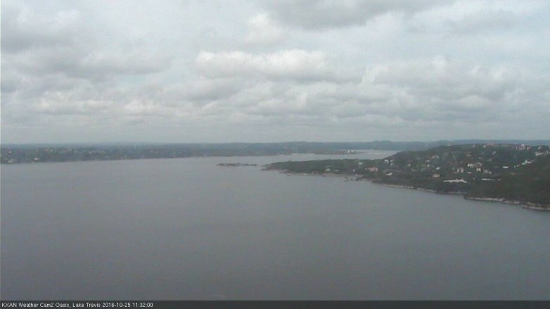 Lake Travis webcam, October 25, 2016 10:35 AM CT