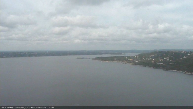 Lake Travis webcam, October 25, 2016 11:00 AM CT