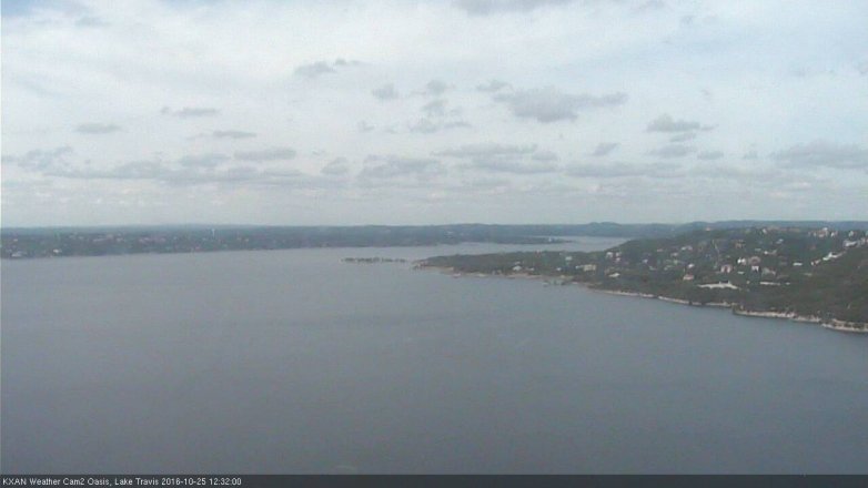 Lake Travis webcam, October 25, 2016 11:50 AM CT